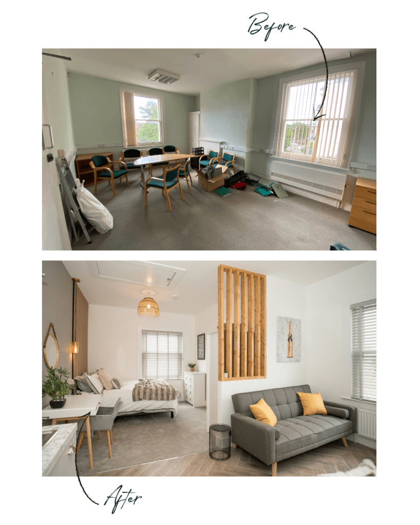 Before and After by Adam, Tara and Gareth of Dragon Property 